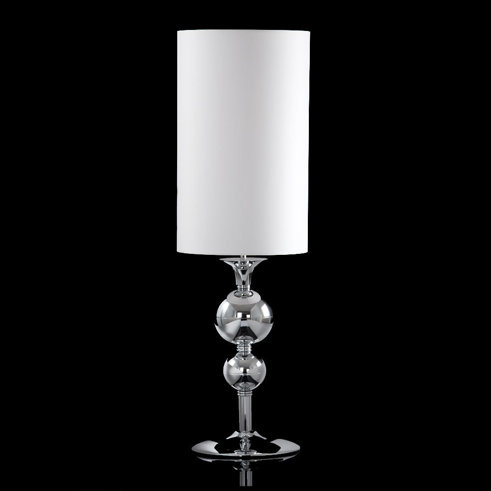 Modern Italian Polished Chrome Table Lamp