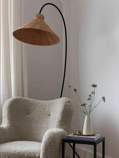 Tana Woven Reading Lamp Floor Lamp