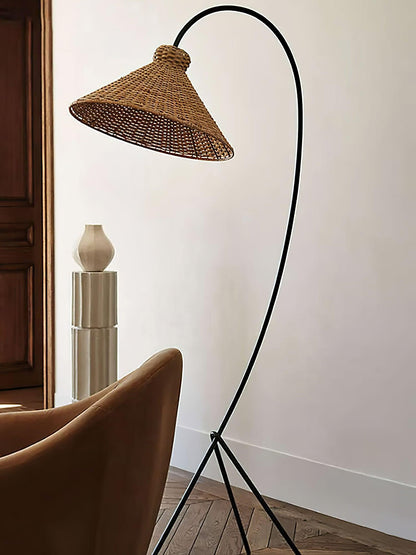 Tana Woven Reading Lamp Floor Lamp