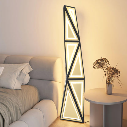 Tapered Cube Accent Lamp Floor Lamp