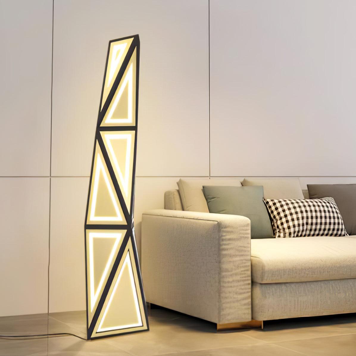 Tapered Cube Accent Lamp Floor Lamp