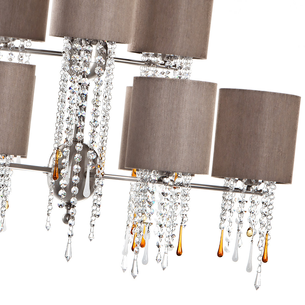 Crystal Tiered Chandelier