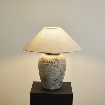 Tavira Aged Stone Table Lamp