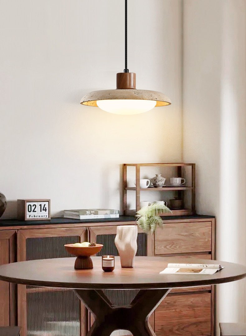 Tavola Travertine Pendant Light