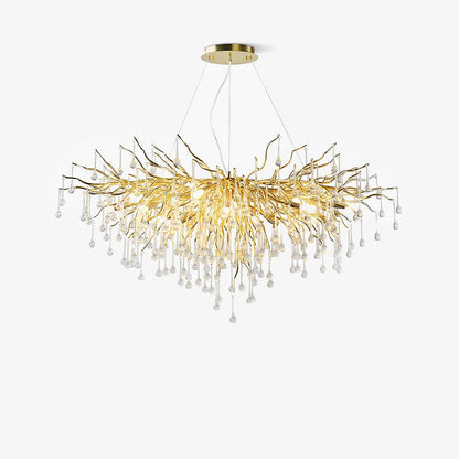 Teardrop Crystal Ceiling fixture Chandelier