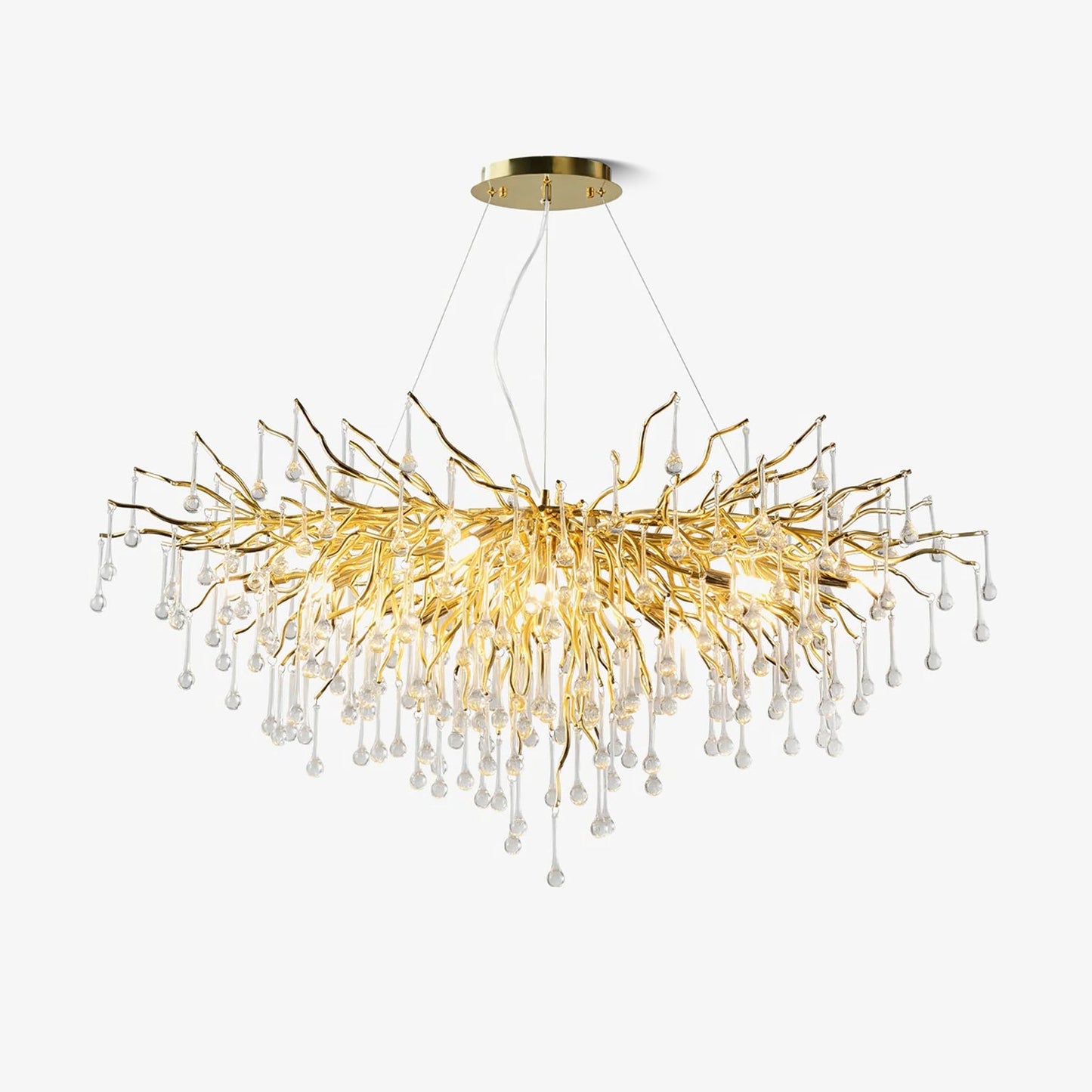 Teardrop Crystal Ceiling fixture Chandelier