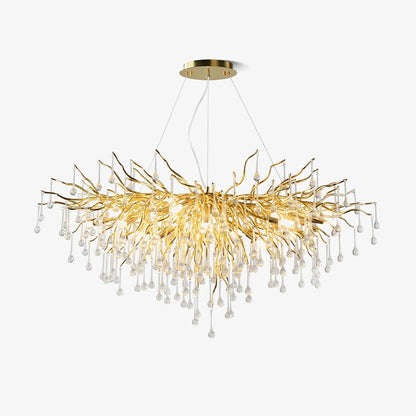 Teardrop Crystal Ceiling fixture Chandelier