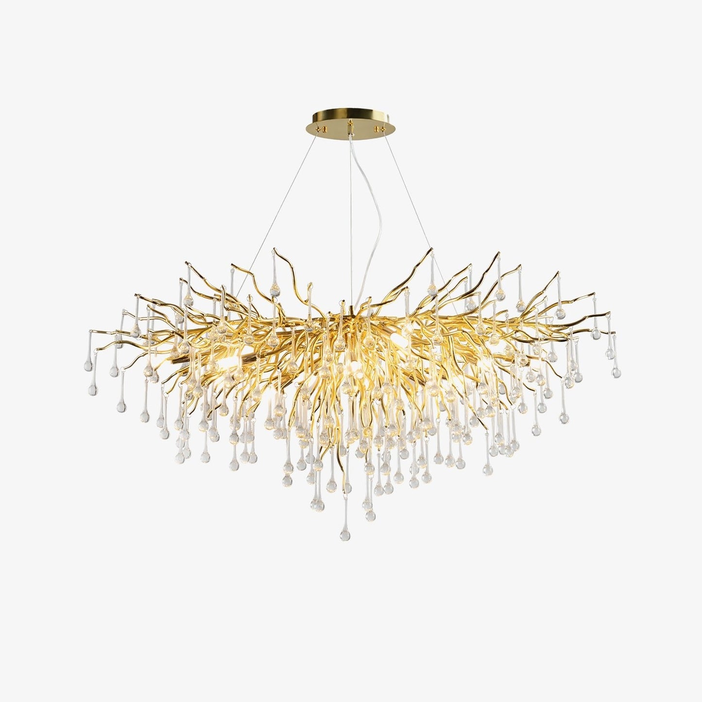 Teardrop Crystal Ceiling fixture Chandelier