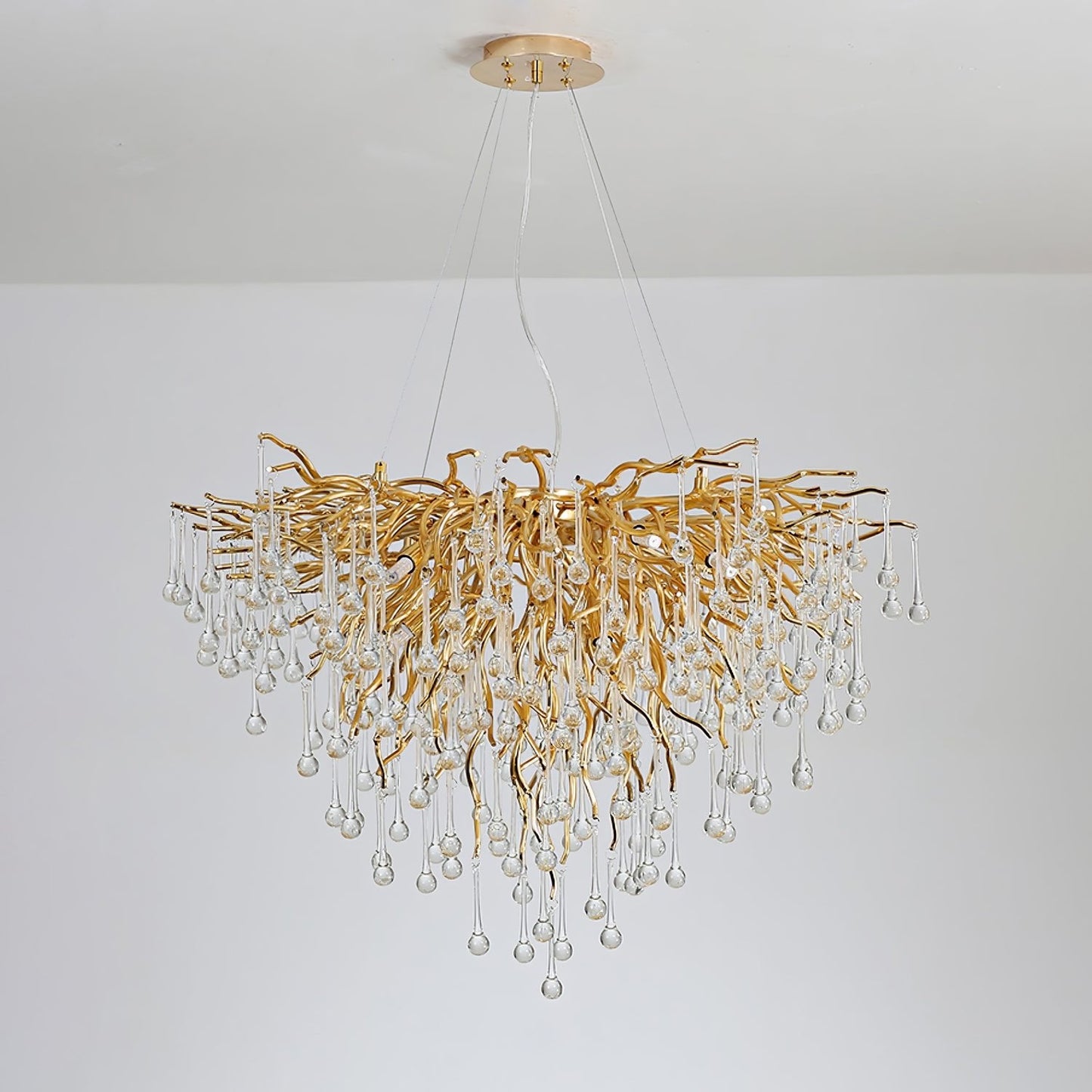 Teardrop Crystal Ceiling fixture Chandelier