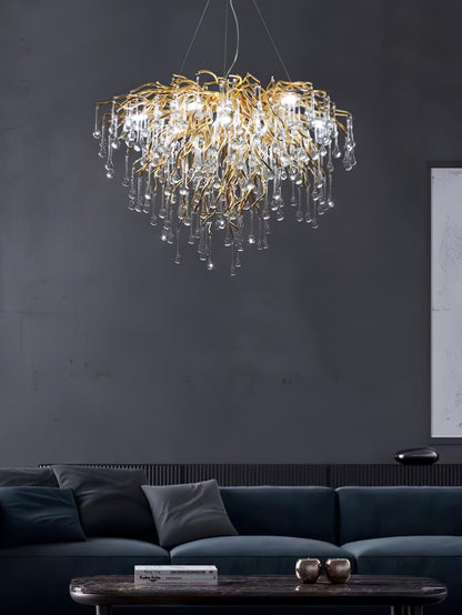 Teardrop Crystal Ceiling fixture Chandelier