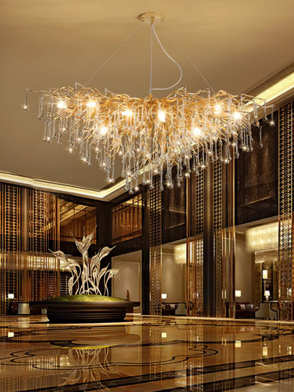 Teardrop Crystal Ceiling fixture Chandelier