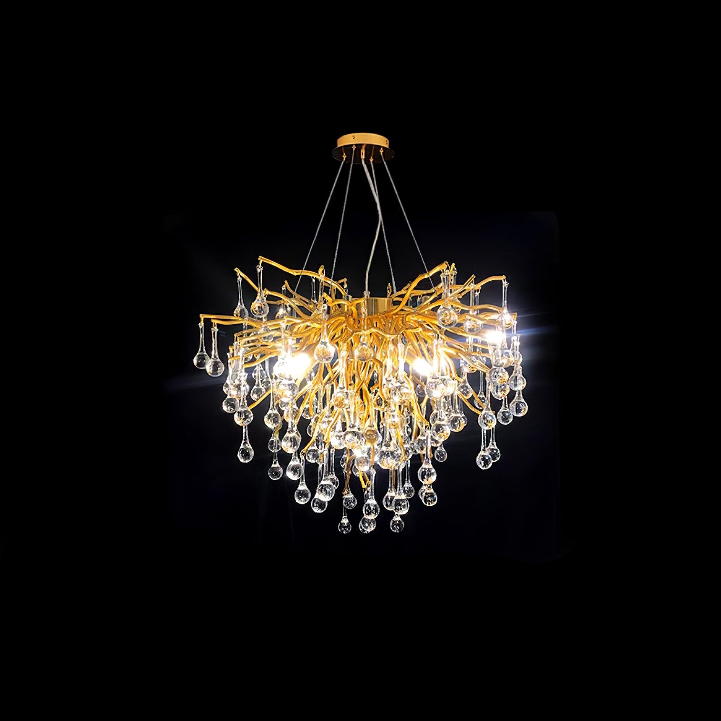 Teardrop Crystal Ceiling fixture Chandelier