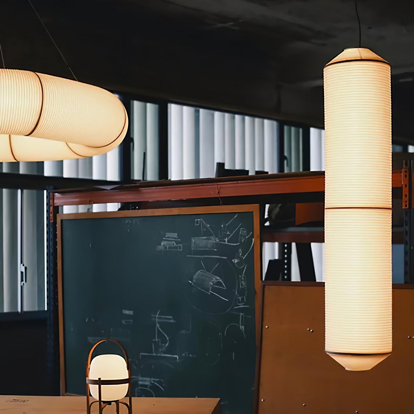 Tekio Imitation Silk Pendant Lamp