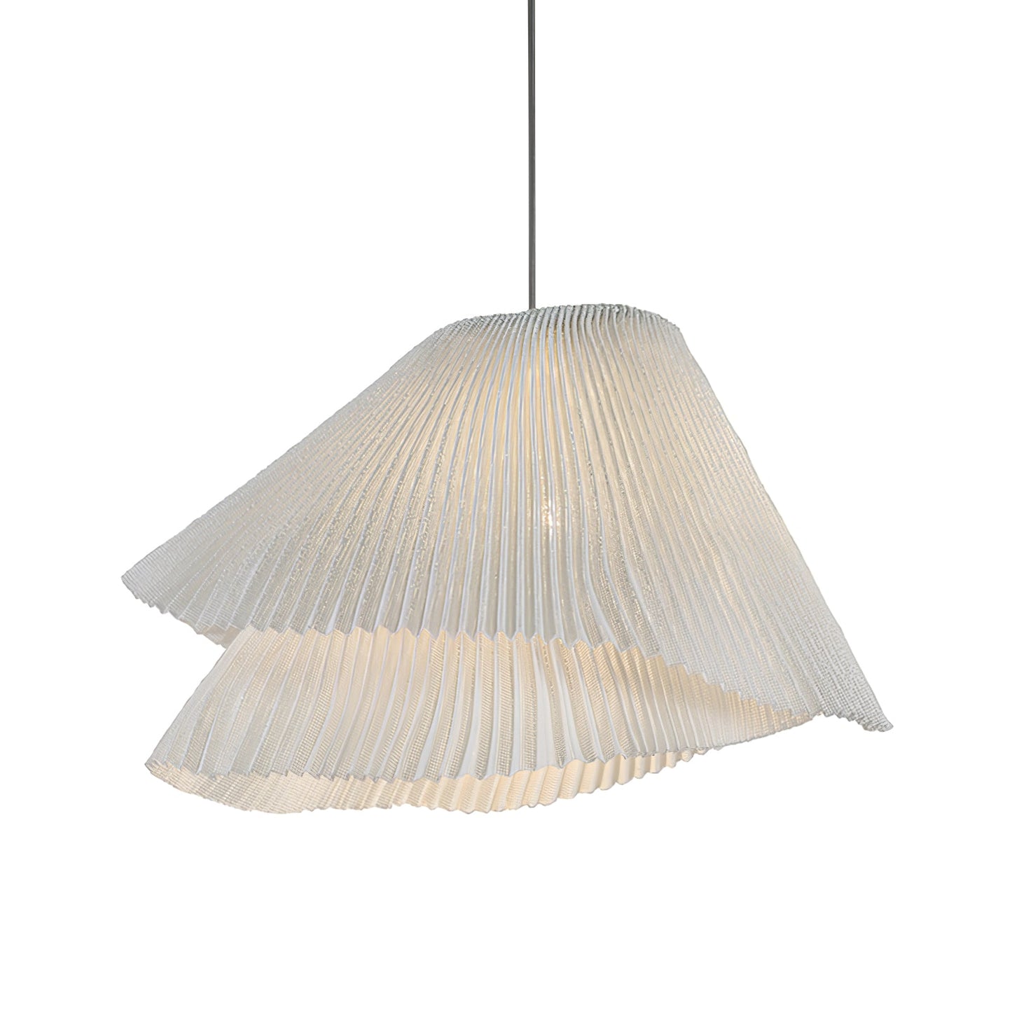 Stainless Steel Pleated Hanging light Pendant Lamp