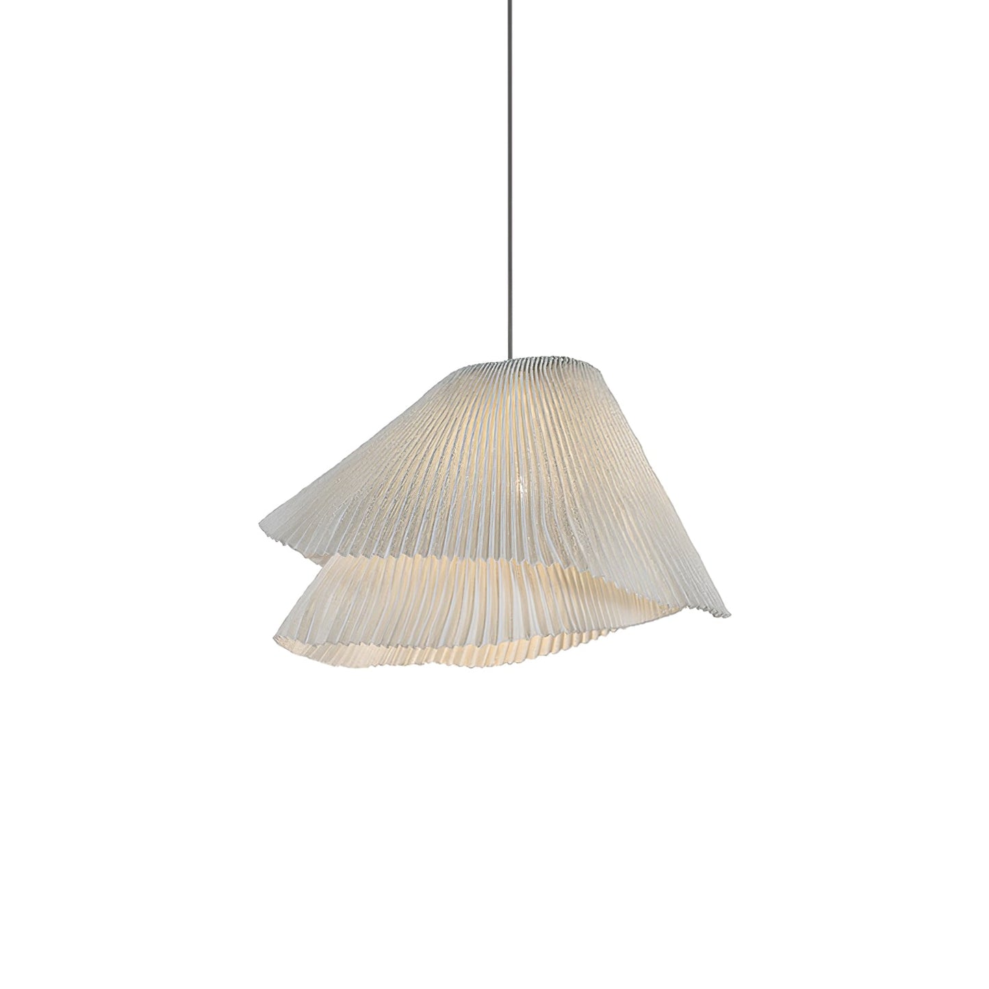 Stainless Steel Pleated Hanging light Pendant Lamp