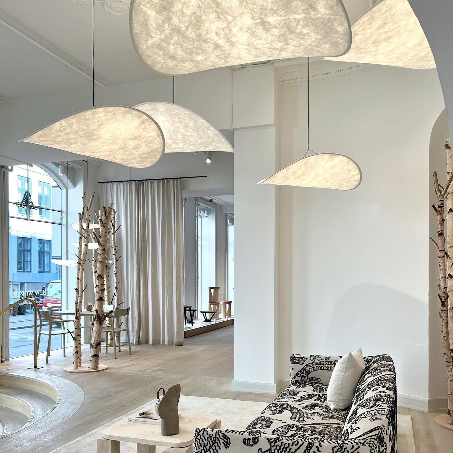 Tense Tyvek Ceiling light fitting Pendant Lamp