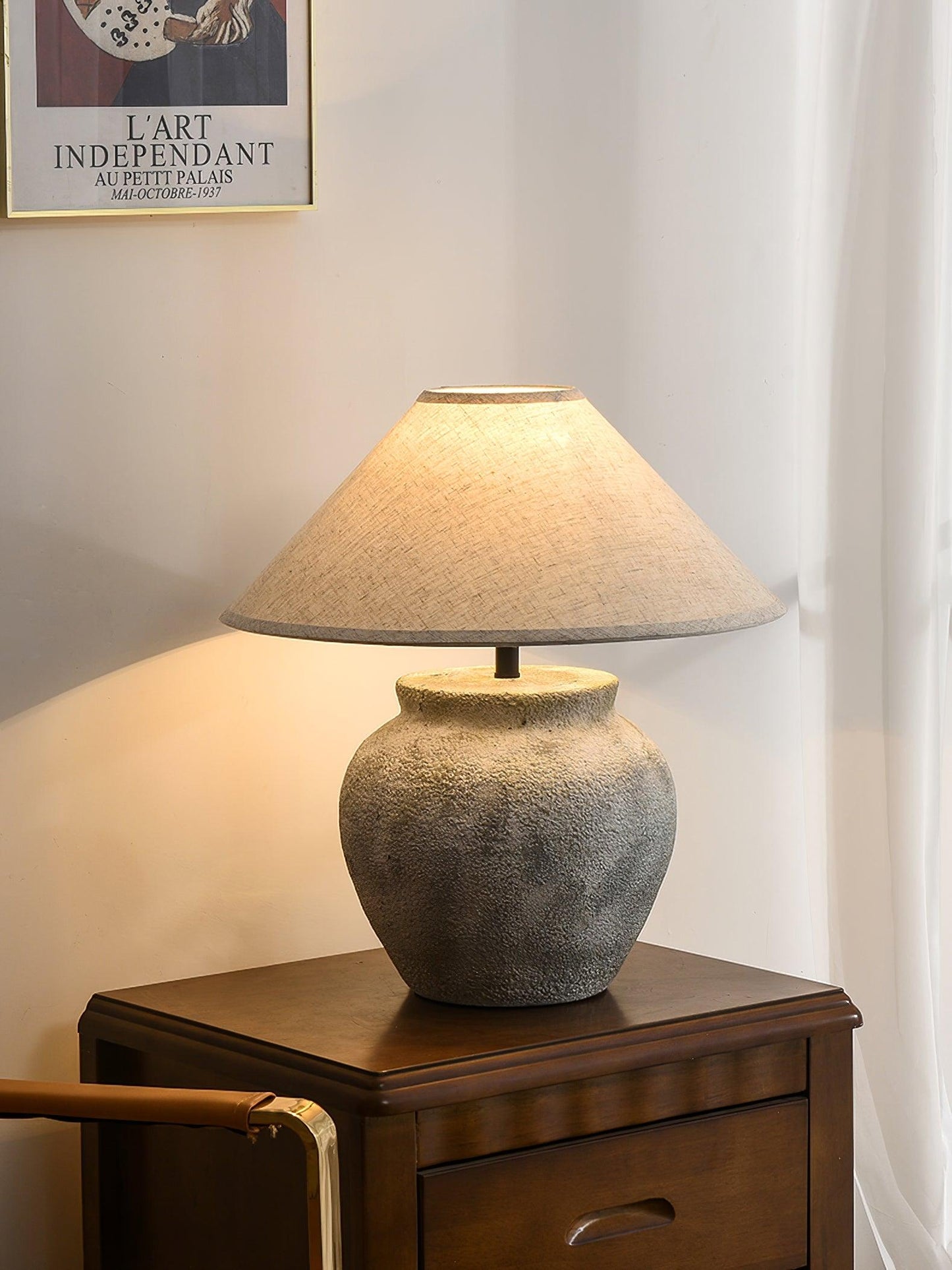 Terra Cotta Etruscan Urn Desk lamp Table Lamp