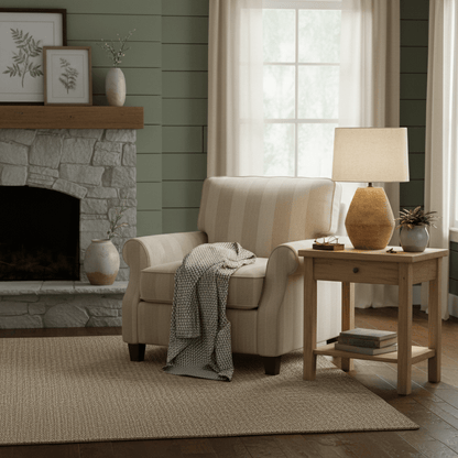 Textured Terracotta Toned Table Lamp