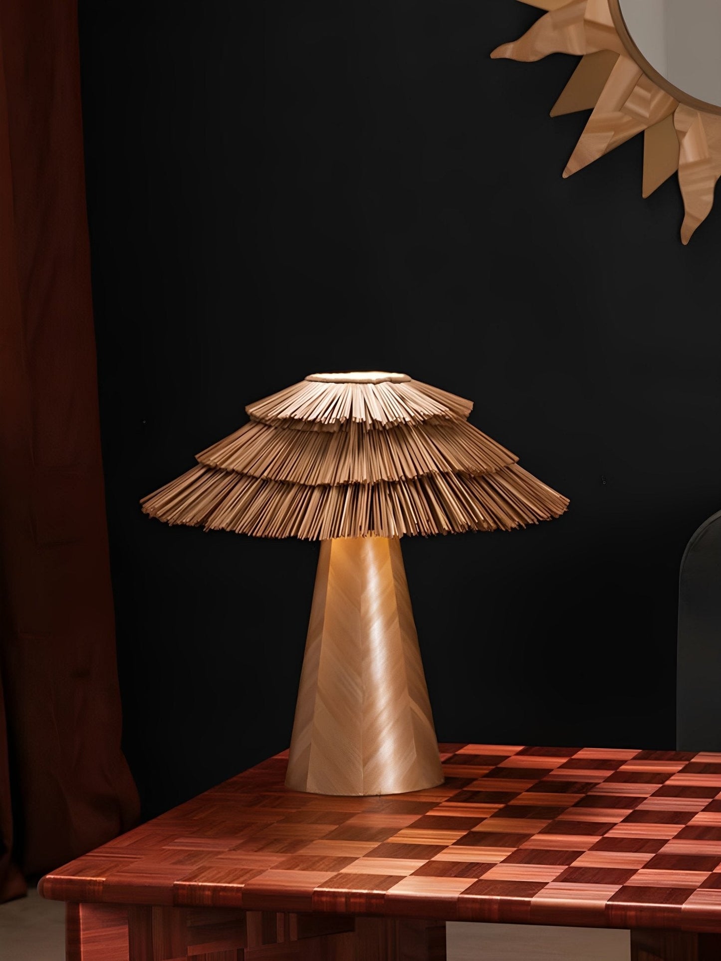 Thatch Table Lamp