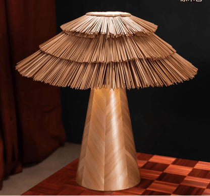 Thatch Table Lamp