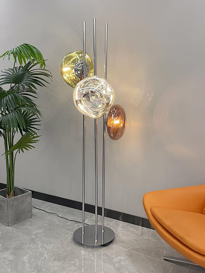 Three Lava Glass Floor-standing Lamp Floor Lamp