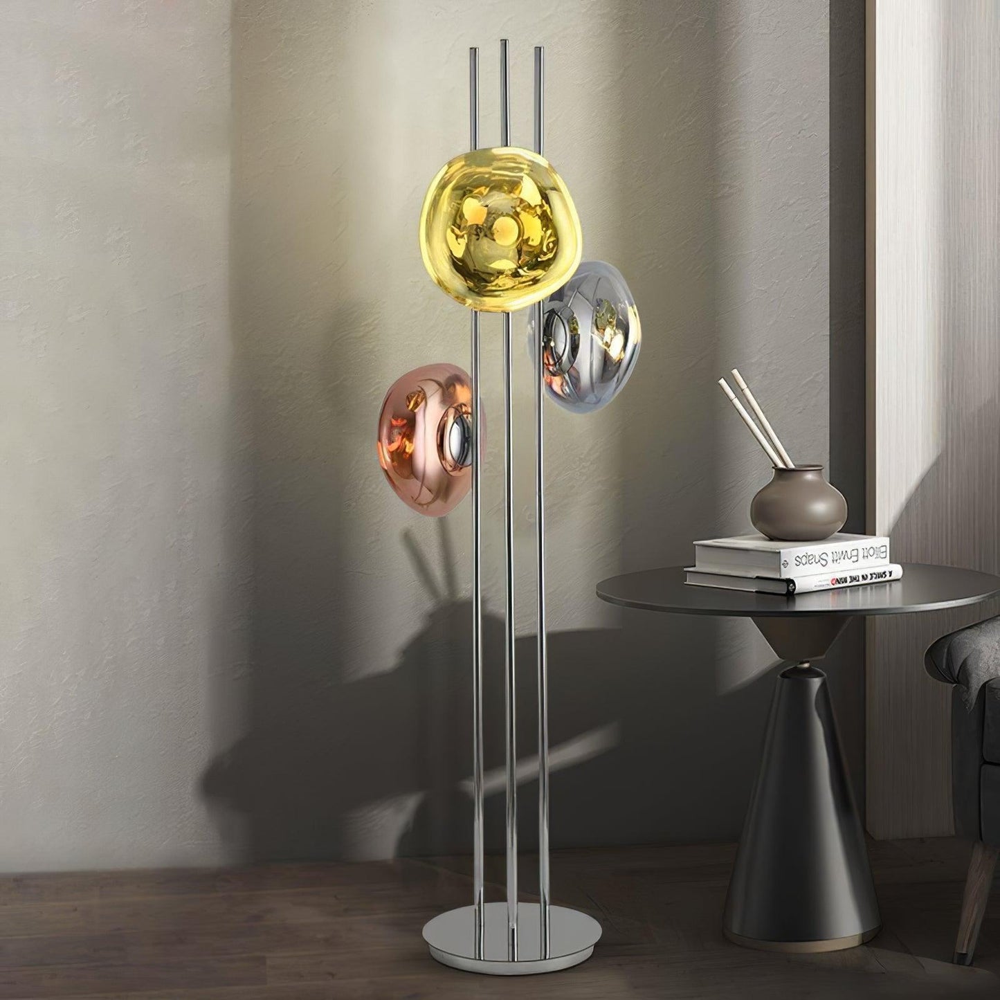 Three Lava Glass Floor-standing Lamp Floor Lamp