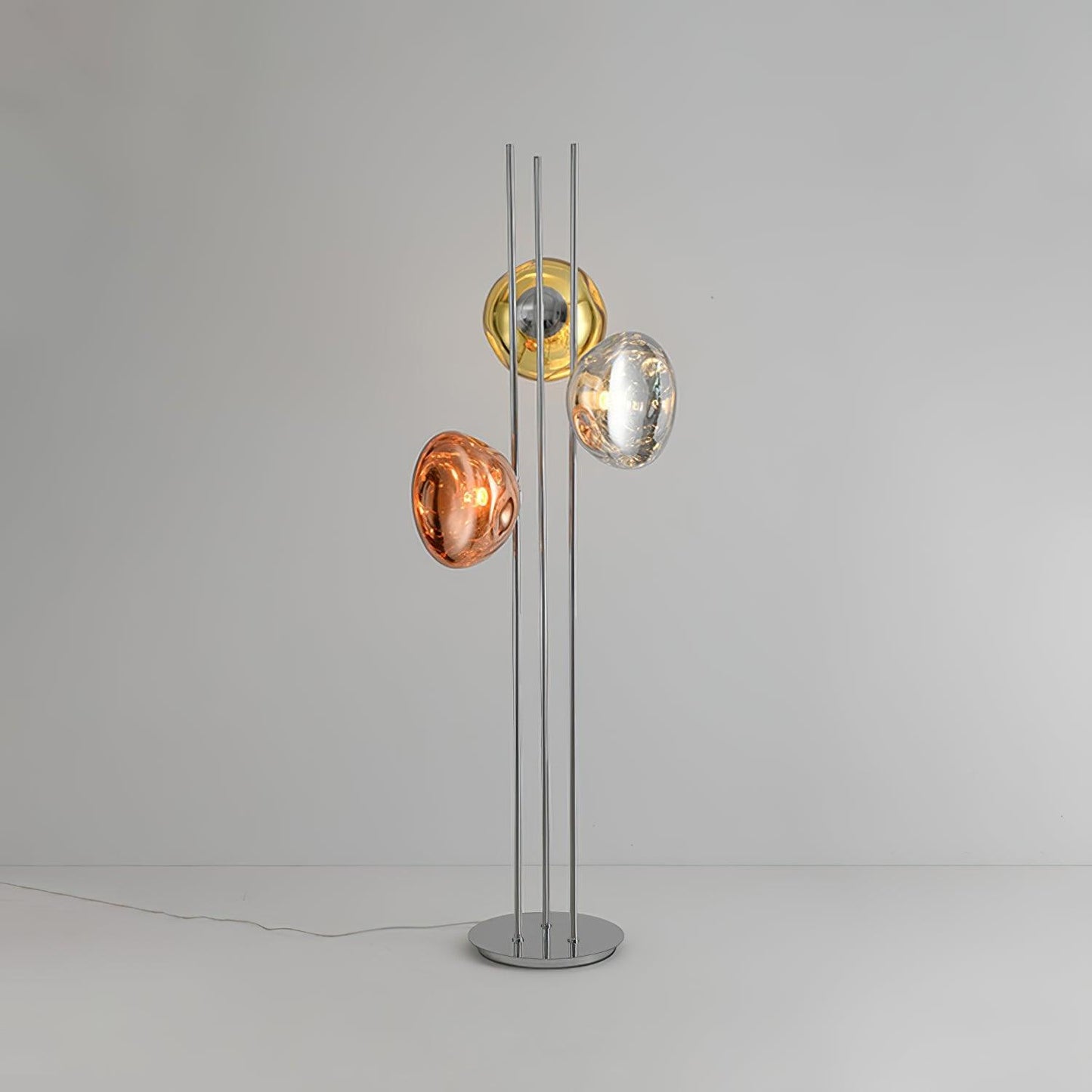 Three Lava Glass Floor-standing Lamp Floor Lamp