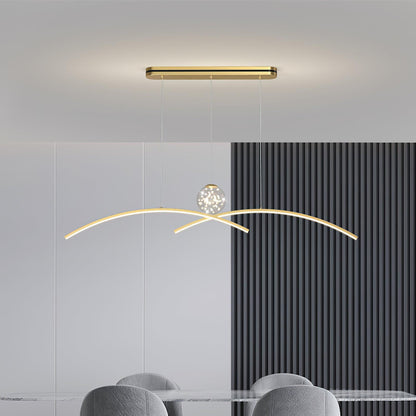 Thurston Linear Hanging light Pendant Light