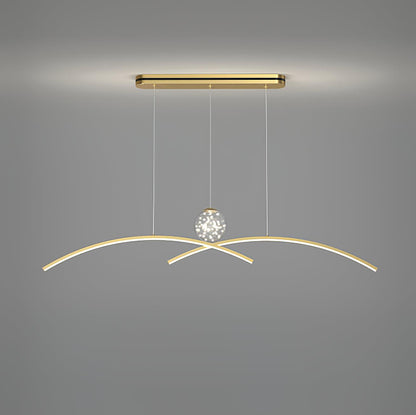 Thurston Linear Hanging light Pendant Light