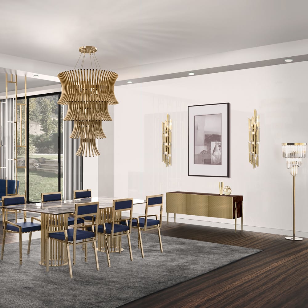 Tiered Modern Designer Gold Plated Chandelier 2