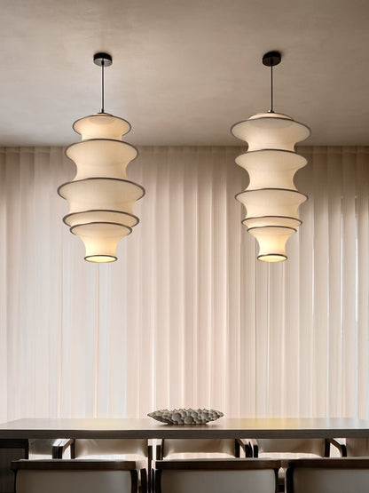 Tiered Wave Pendant Light
