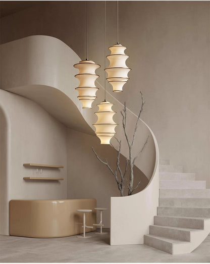 Tiered Wave Pendant Light