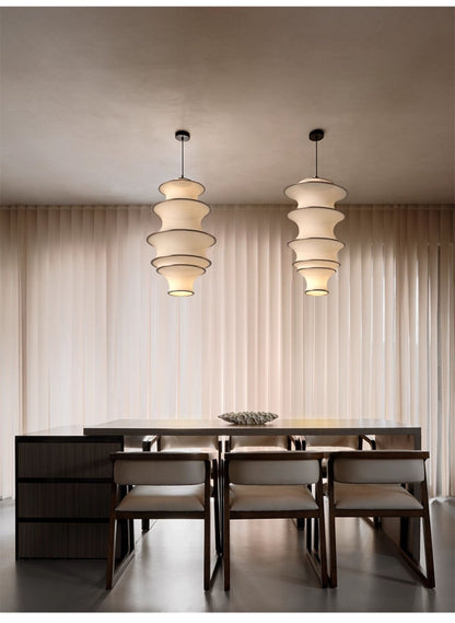 Tiered Wave Pendant Light