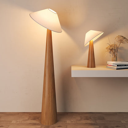 Tilt Hat Wooden Reading light Table Lamp