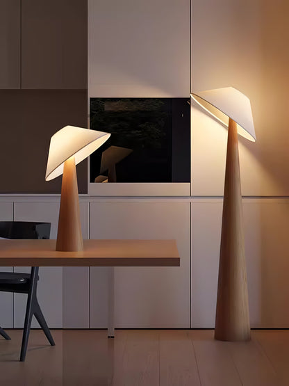 Tilt Hat Wooden Reading light Table Lamp