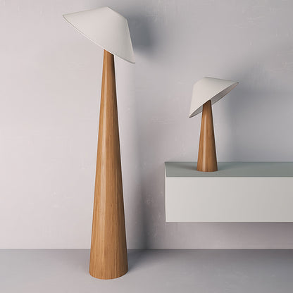 Tilt Hat Wooden Reading light Table Lamp