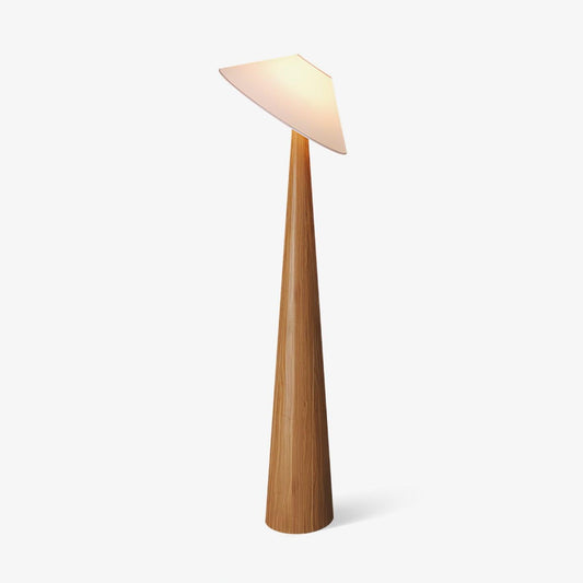 Tilt Hat Wooden Torchiere Lamp Floor Lamp