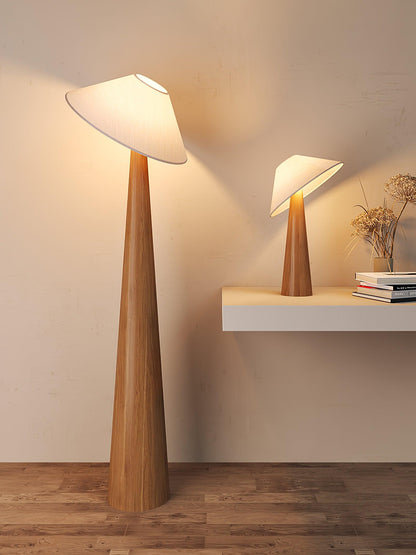 Tilt Hat Wooden Reading light Table Lamp