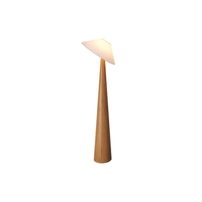 Tilt Hat Wooden Torchiere Lamp Floor Lamp