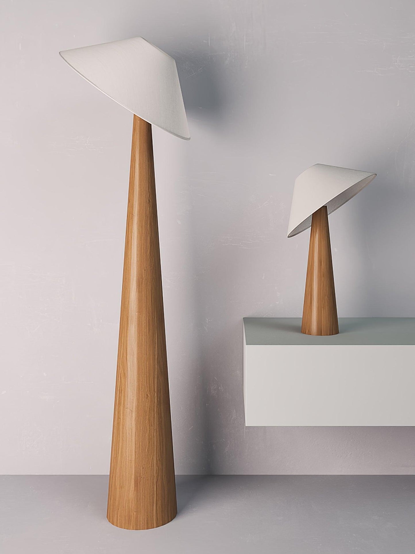 Tilt Hat Wooden Reading light Table Lamp