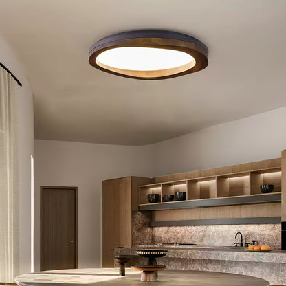 Timber Round Wood Ceiling fixture Ceiling Lamp