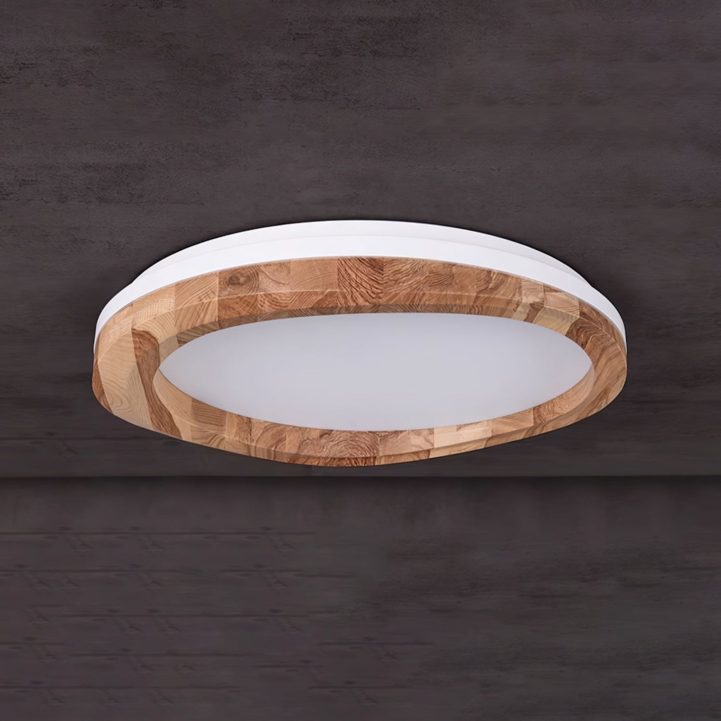 Timber Round Wood Ceiling fixture Ceiling Lamp