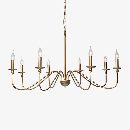 Timeless Gold Candle Pendant light Chandelier