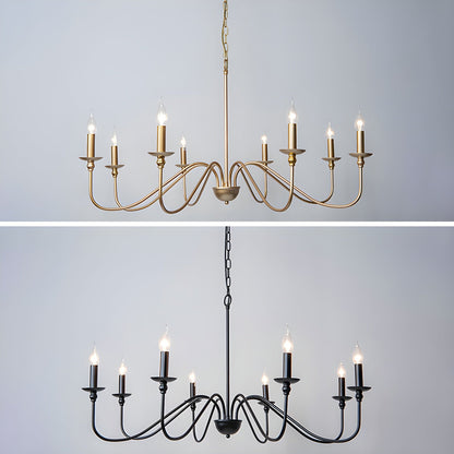 Timeless Gold Candle Pendant light Chandelier