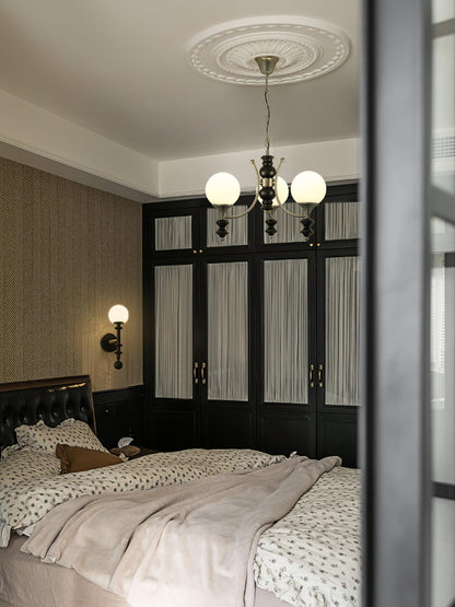 Tina Wooden Crown Chandelier