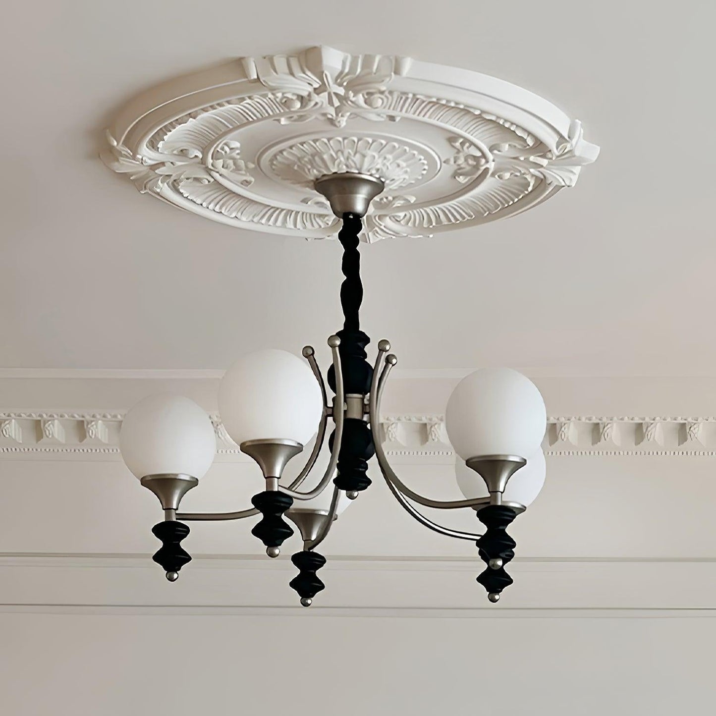 Tina Wooden Crown Chandelier