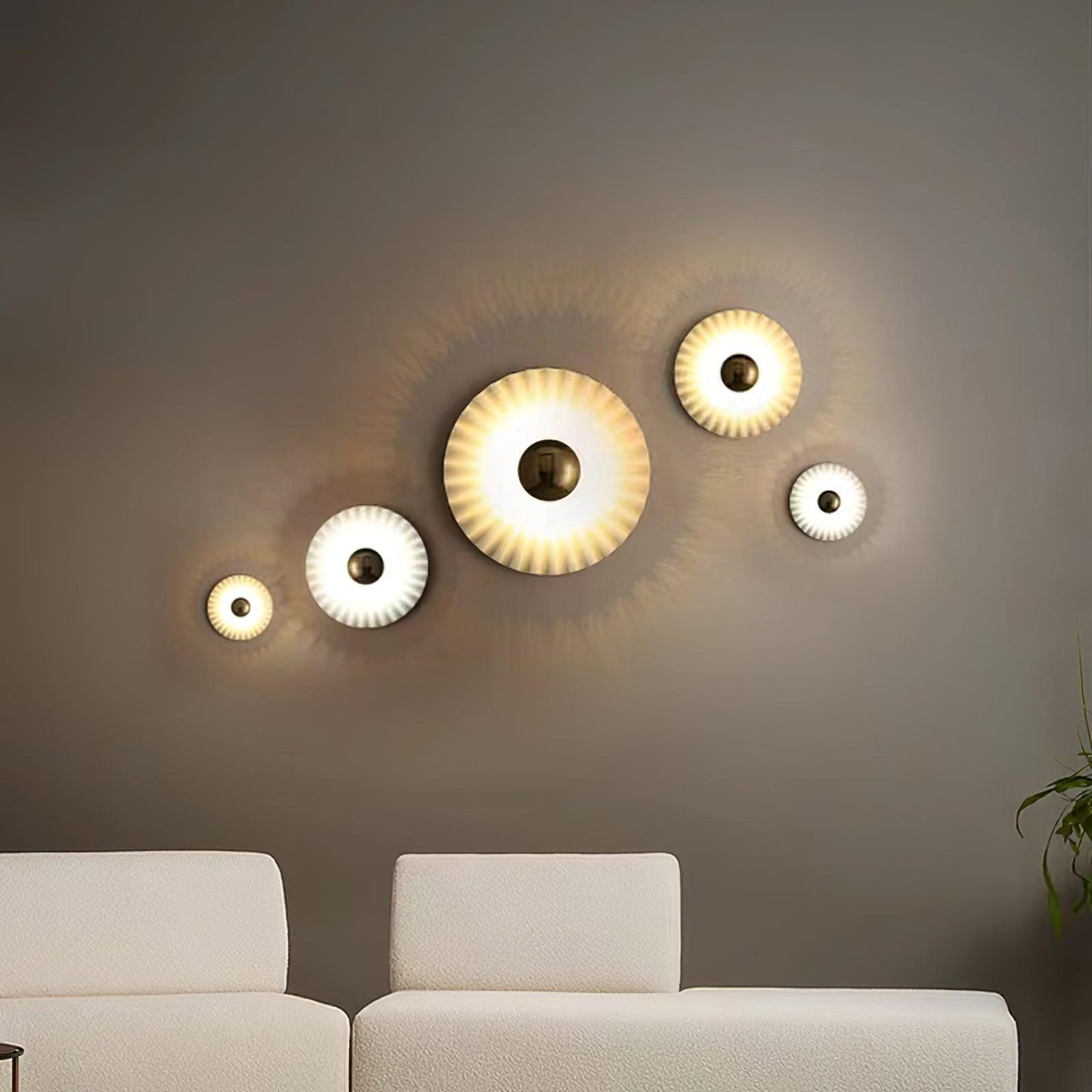 Tinsley Flush Wall light Wall Lamp