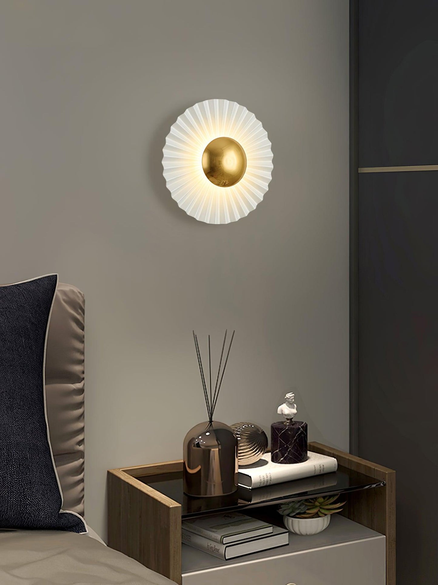 Tinsley Flush Wall light Wall Lamp