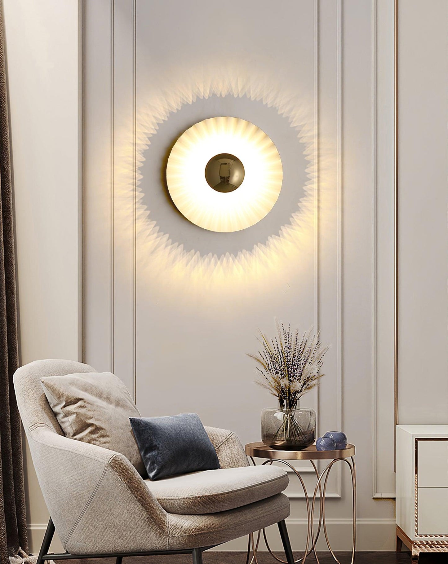 Tinsley Flush Wall light Wall Lamp