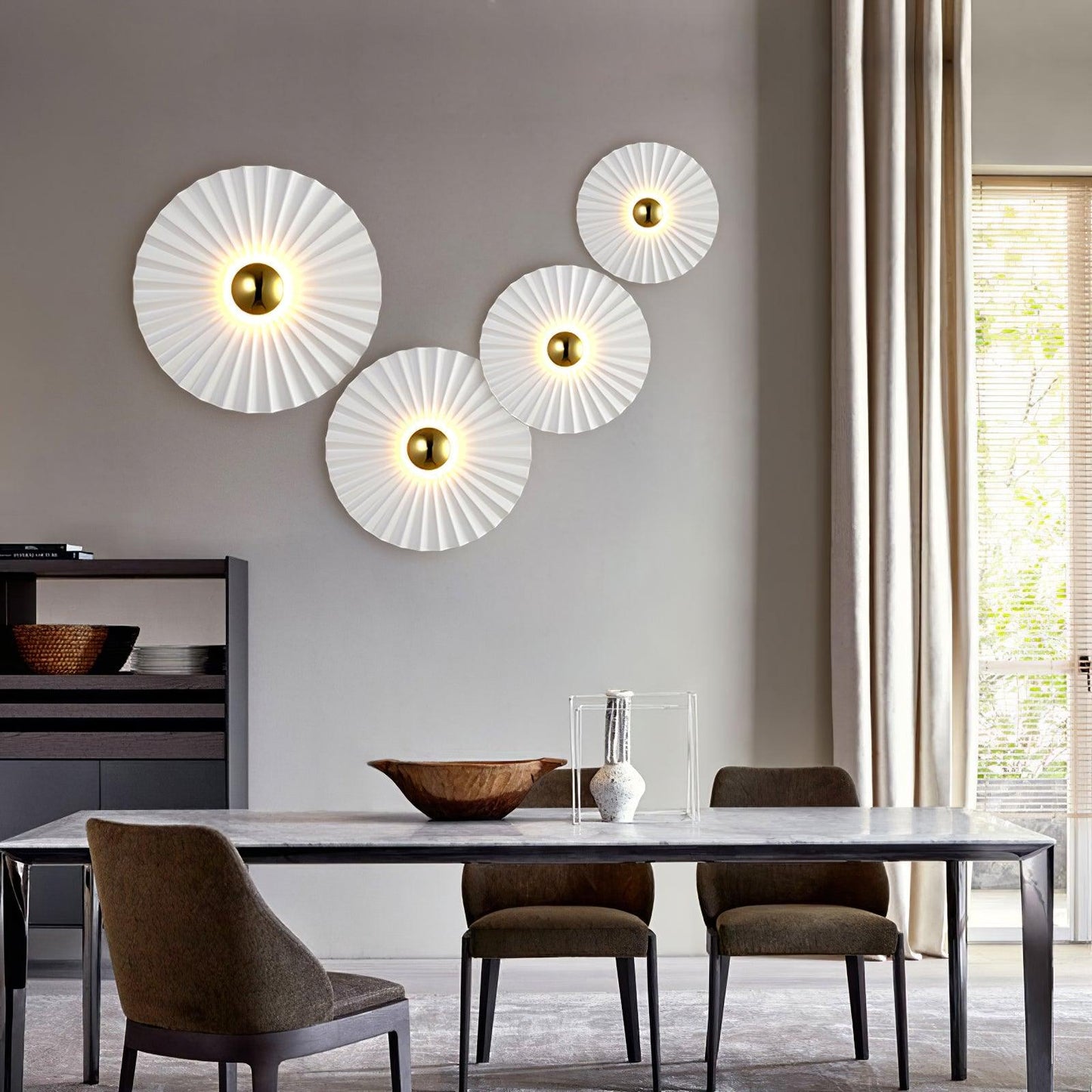 Tinsley Flush Wall light Wall Lamp